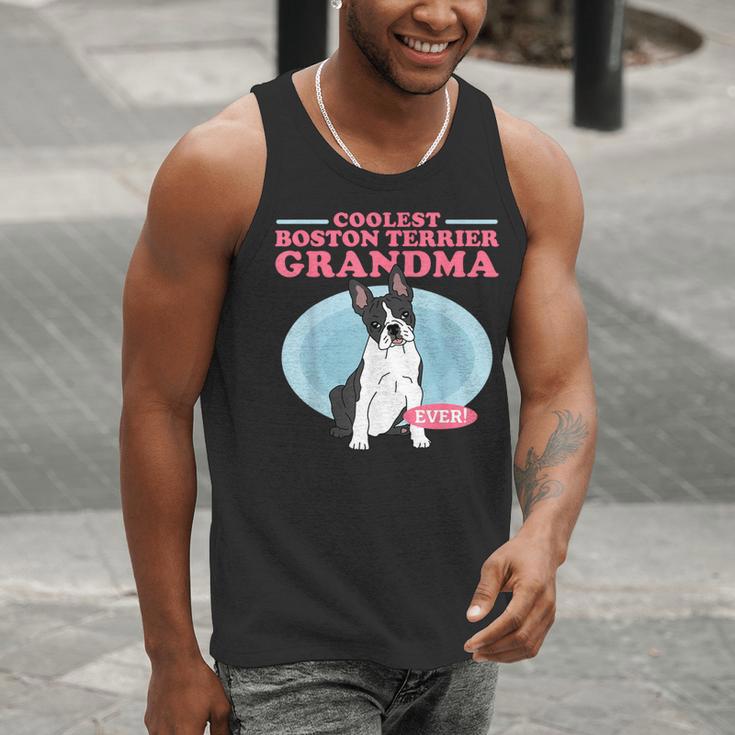 Boston Terrier Grandma Bostie Dog Owner Boston Terrier Men Women Men Tank Top, funny gift