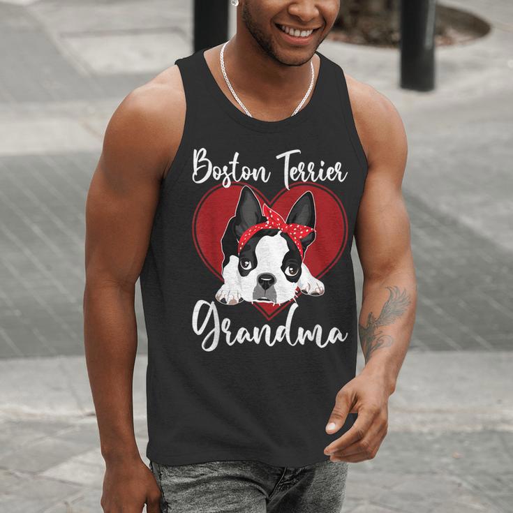 Boston Terrier Grandma Dog Owner Boston Terrier For Men Women Men Tank Top, funny gift