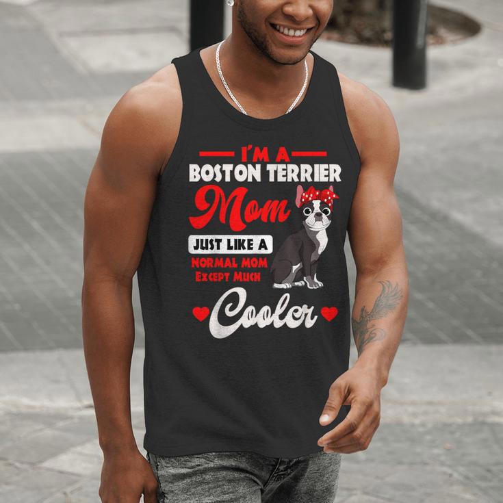 Boston Terrier Mom American Gentleman Dog Mother's Day Men Tank Top, American Boston Terrier Tank Tops, Boston Terrier Mom Tank Tops, funny gift