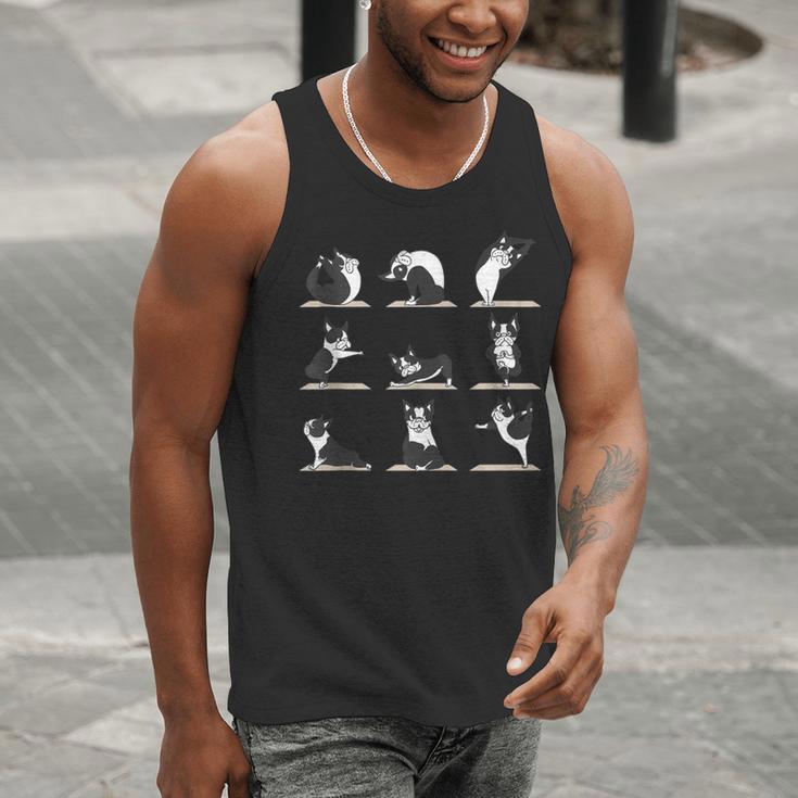 Boston Terriers Yoga Men Tank Top, funny gift