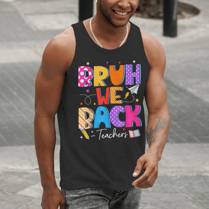 Bruh We Back Teachers First Day Back To School Teachers Men Tank Top, funny gift Bruh We Back Teachers First Day Back To School Teachers Men Tank Top, funny gift