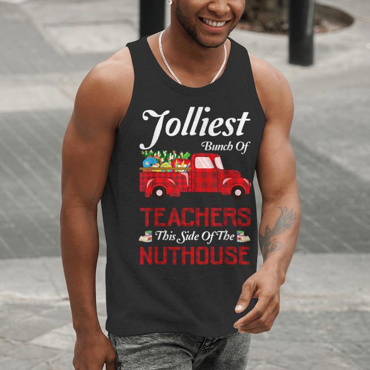 Bunch Of Teachers This Side Of The Nuthouse Xmas Men Tank Top, funny gift Bunch Of Teachers This Side Of The Nuthouse Xmas Men Tank Top, funny gift