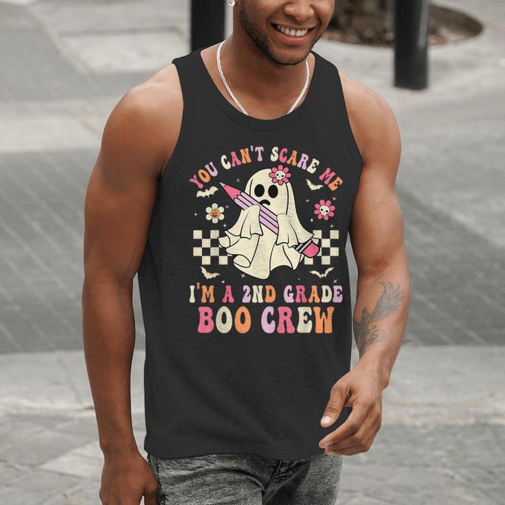 You Can't Scare Me Im A 2nd-Grade Boo Crew Teacher Halloween Men Tank Top, funny gift You Can't Scare Me Im A 2nd-Grade Boo Crew Teacher Halloween Men Tank Top, funny gift