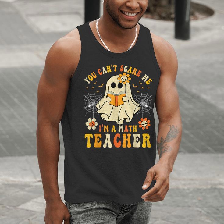 You Can't Scare Me I'm A Math Teacher Halloween Ghost Men Tank Top, funny gift You Can't Scare Me I'm A Math Teacher Halloween Ghost Men Tank Top, funny gift