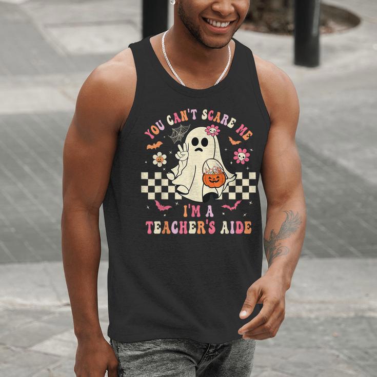 You Can't Scare Me I'm A School Teacher's Aide Halloween Men Tank Top, funny gift You Can't Scare Me I'm A School Teacher's Aide Halloween Men Tank Top, funny gift
