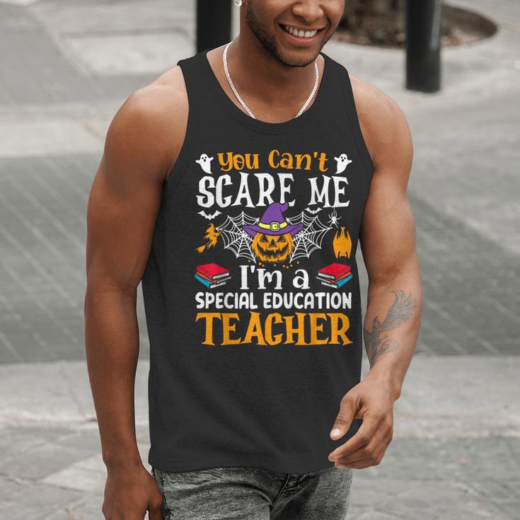 You Can't Scare Me I'm A Special Education Teacher Halloween Men Tank Top, funny gift