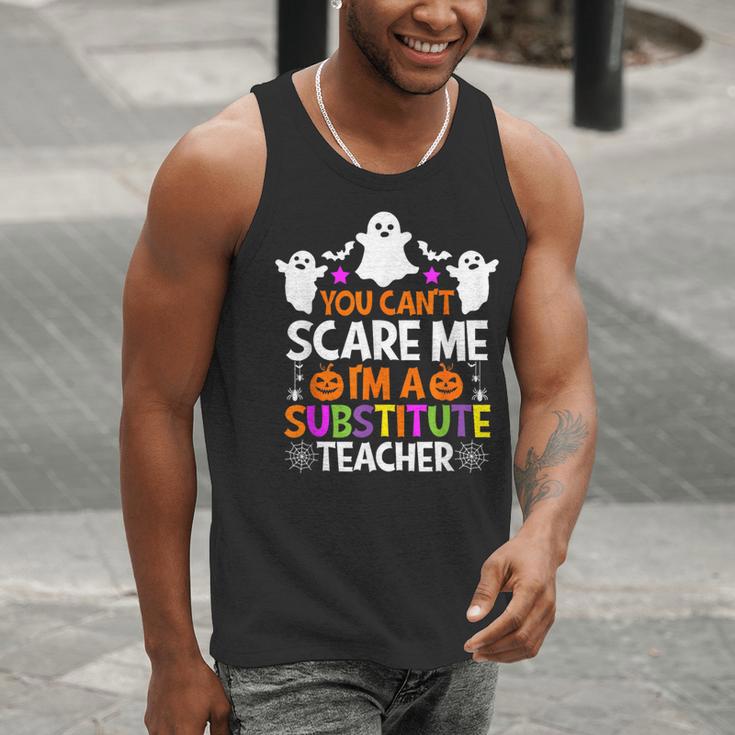 You Can't Scare Me I'm A Substitute Teacher Shirt Halloween Men Tank Top, funny gift You Can't Scare Me I'm A Substitute Teacher Shirt Halloween Men Tank Top, funny gift