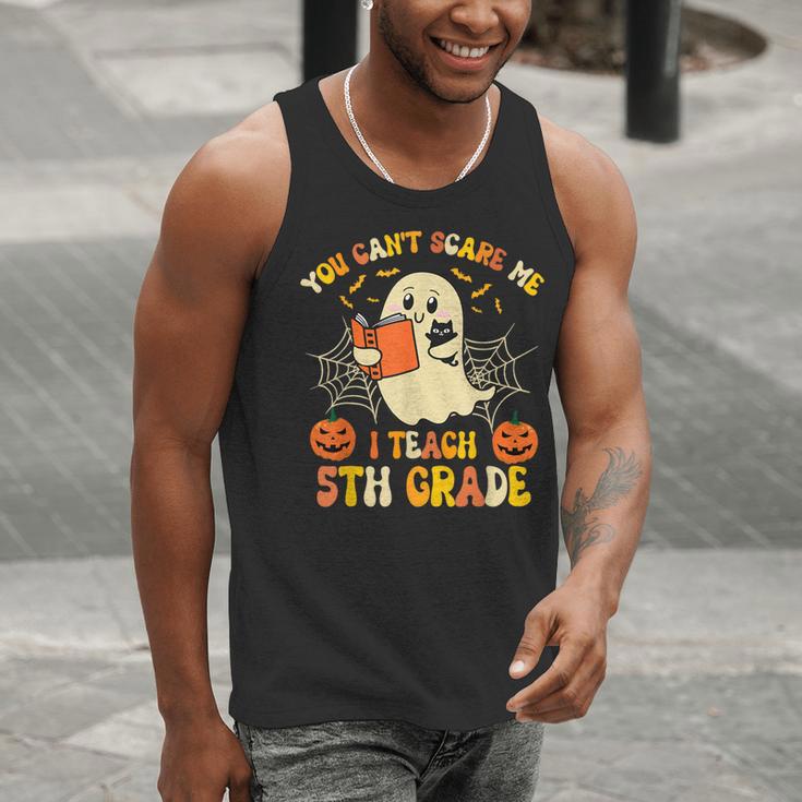 You Can't Scare Me I Teach 5th Grade Teacher Halloween Ghost Men Tank Top, funny gift You Can't Scare Me I Teach 5th Grade Teacher Halloween Ghost Men Tank Top, funny gift