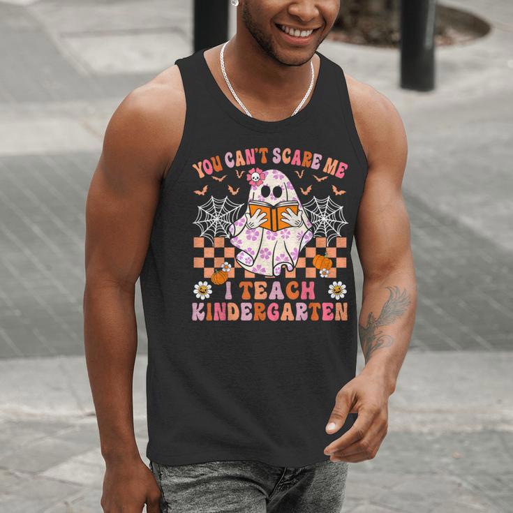 You Cant Scare Me I Teach Kindergarten Teacher Halloween Men Tank Top, funny gift You Cant Scare Me I Teach Kindergarten Teacher Halloween Men Tank Top, funny gift
