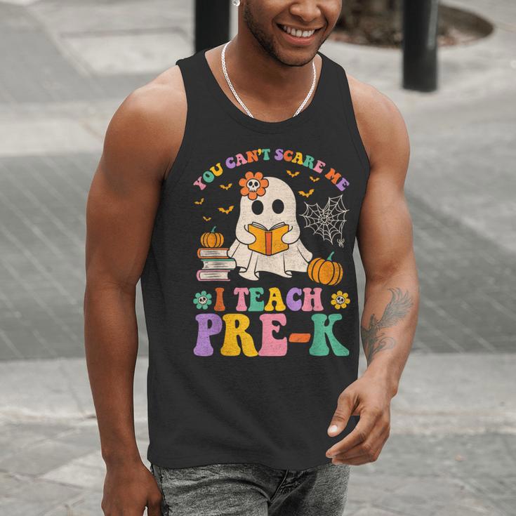 You Can't Scare Me I Teach Pre-k Teacher Halloween Ghost Men Women Kids Men Tank Top, funny gift You Can't Scare Me I Teach Pre-k Teacher Halloween Ghost Men Women Kids Men Tank Top, funny gift