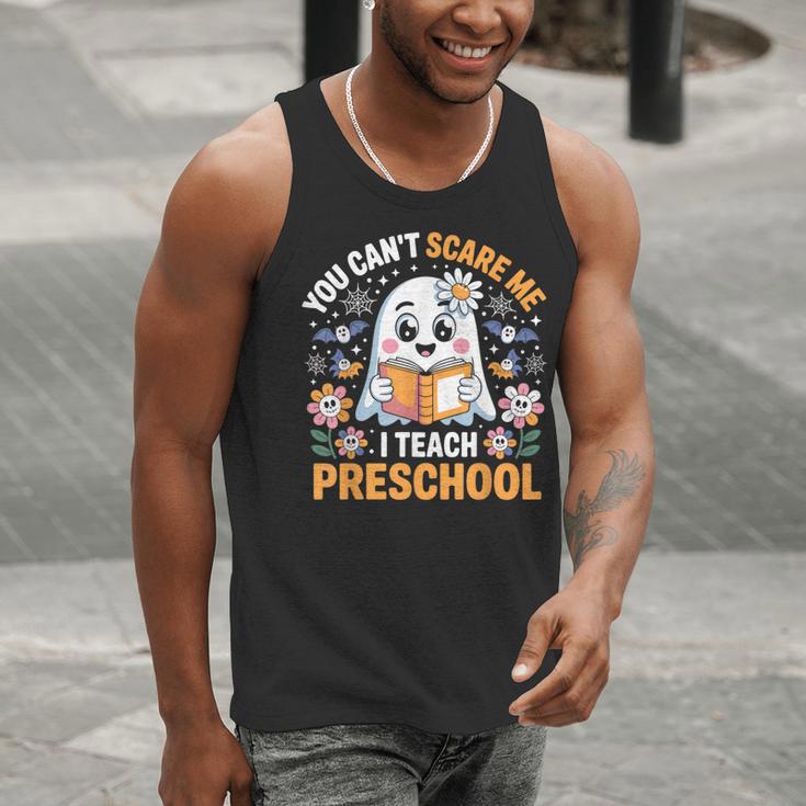 You Can't Scare Me I Teach Preschool Teacher Halloween Men Tank Top, funny gift You Can't Scare Me I Teach Preschool Teacher Halloween Men Tank Top, funny gift