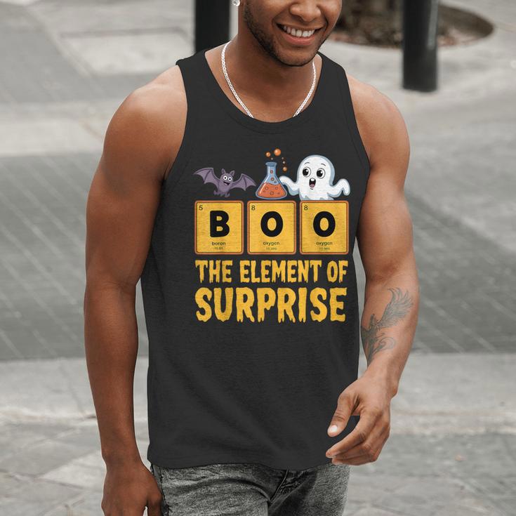 Chemistry Boo The Element Of Surprise Science Teacher Men Tank Top, Science Teacher Tank Tops, funny gift