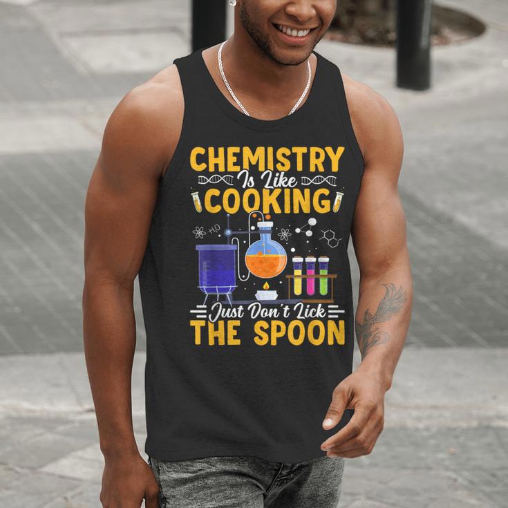 Chemistry Is Like Cooking Science Teacher Student Men Tank Top, Science Teacher Tank Tops, funny gift