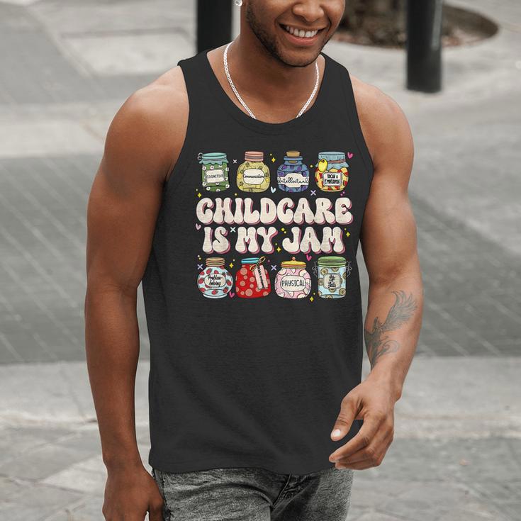 Childcare Is My Jam Child Care Teacher School Psychologist Men Tank Top, funny gift Childcare Is My Jam Child Care Teacher School Psychologist Men Tank Top, funny gift
