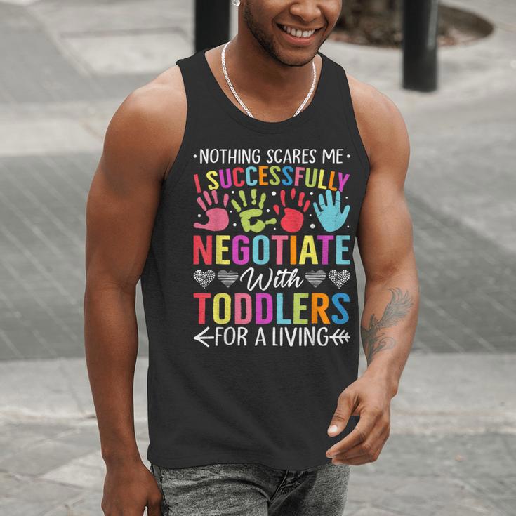 Childcare Teacher Negotiate With Toddlers Daycare Provider Men Women Girls Kids Men Tank Top, funny gift Childcare Teacher Negotiate With Toddlers Daycare Provider Men Women Girls Kids Men Tank Top, funny gift