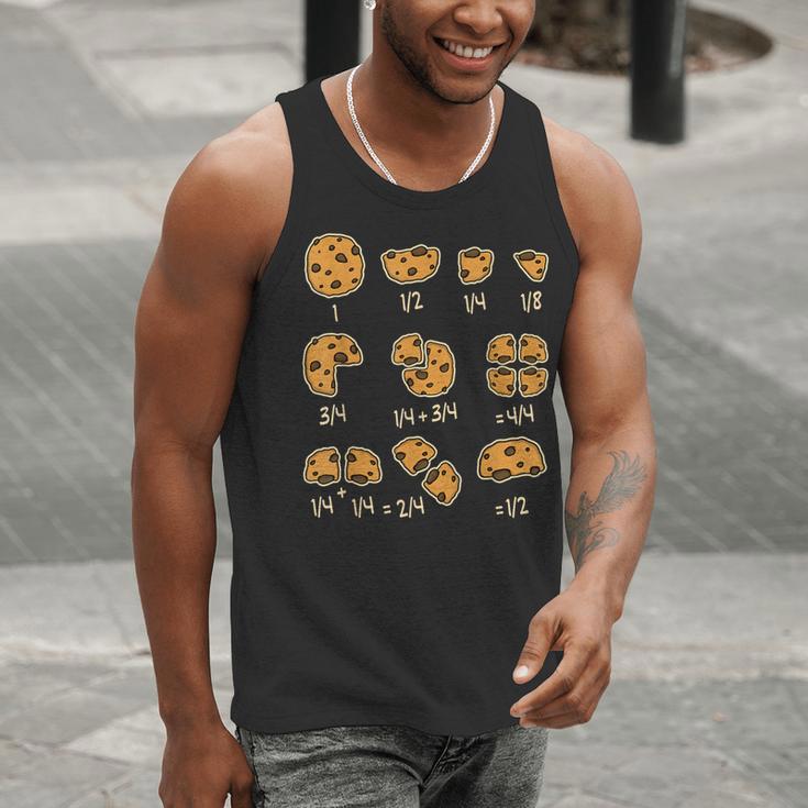 Chocolate Cookie Quick Math Fraction Math Teachers For Men Women Girls Kids Men Tank Top, funny gift