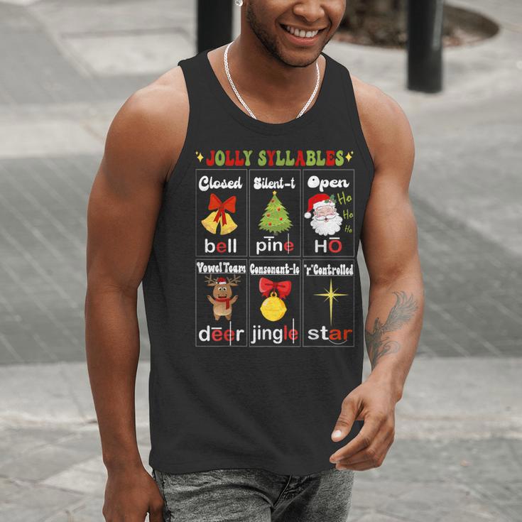 Christmas Reading Teacher Syllable Types Reading Teacher Men Tank Top, funny gift Christmas Reading Teacher Syllable Types Reading Teacher Men Tank Top, funny gift