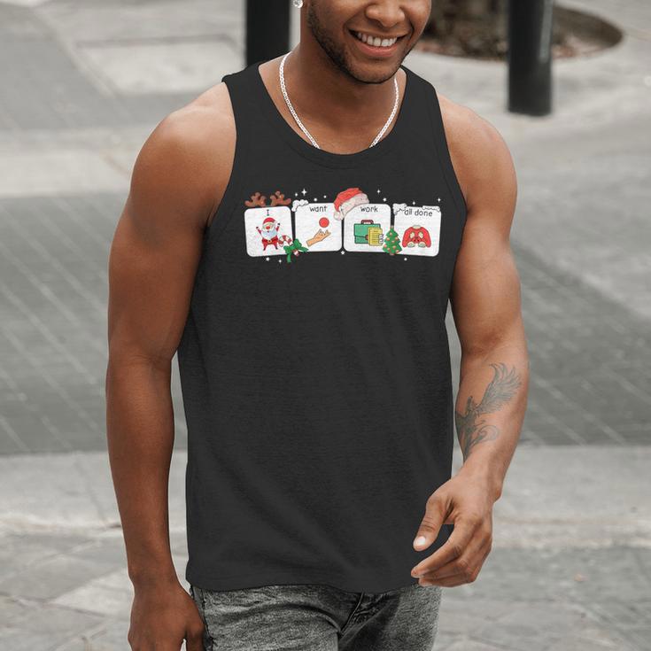 Christmas Santa Special Education SPED Teacher Xmas PJ Men Tank Top, funny gift