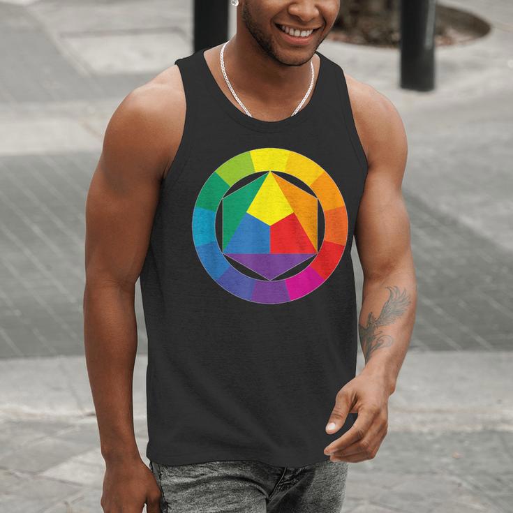 Color Wheel Palette Shirt Artist Painter Art Teacher Tshirt Men Tank Top, funny gift Color Wheel Palette Shirt Artist Painter Art Teacher Tshirt Men Tank Top, funny gift