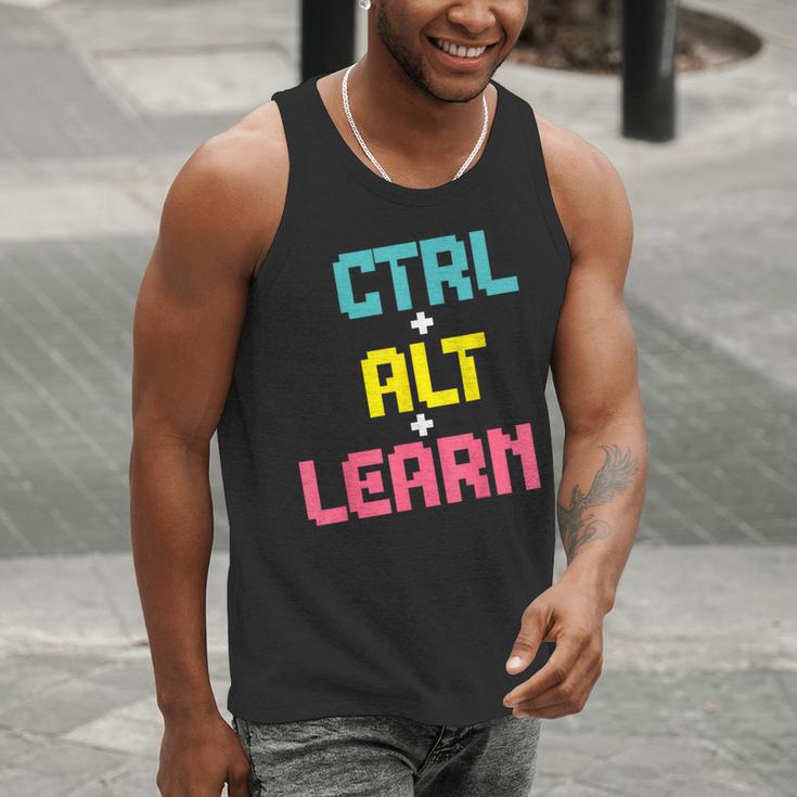 Computer Teacher Back To School Kids Ctrl Alt Learn Men Tank Top, funny gift Computer Teacher Back To School Kids Ctrl Alt Learn Men Tank Top, funny gift