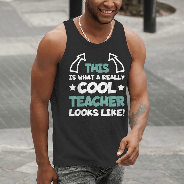 Cool Teacher Saying Teaching Student Men Women Men Tank Top, funny gift Cool Teacher Saying Teaching Student Men Women Men Tank Top, funny gift