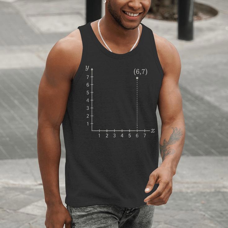 Coordinate 67 Math Teacher 67 Cartesian Grid Point Men Tank Top, funny gift Coordinate 67 Math Teacher 67 Cartesian Grid Point Men Tank Top, funny gift