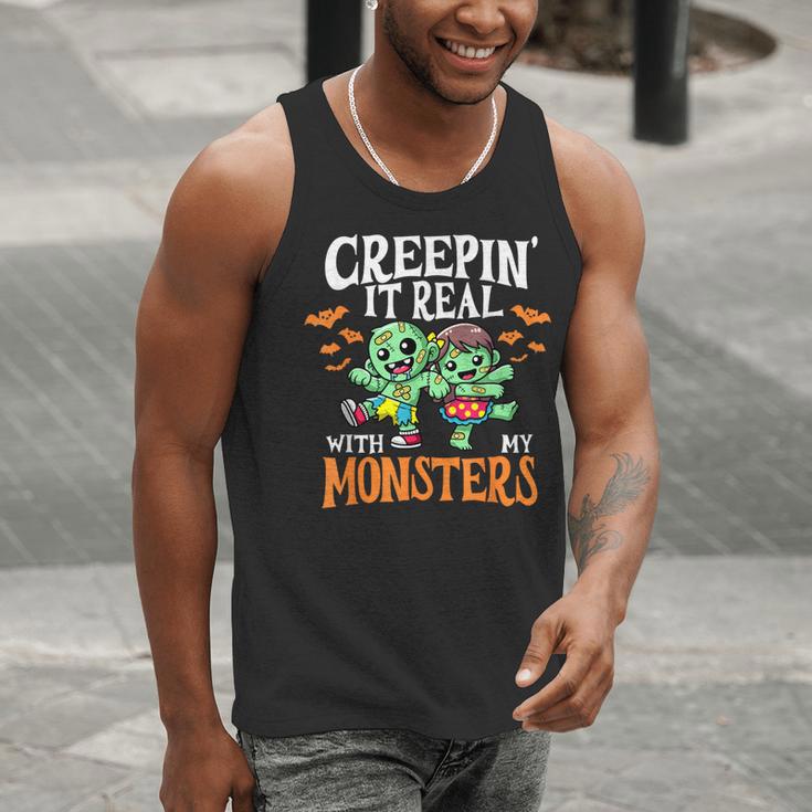 Creepin It Real Monster School Teacher Principal Halloween Men Tank Top, funny gift Creepin It Real Monster School Teacher Principal Halloween Men Tank Top, funny gift