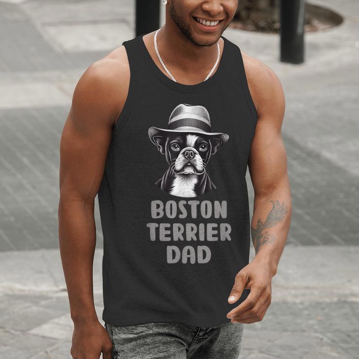 Cute Boston Terrier Dad Dog Lovers Puppy Bostie Owner Men Tank Top, Boston Terrier Dad Tank Tops, funny gift