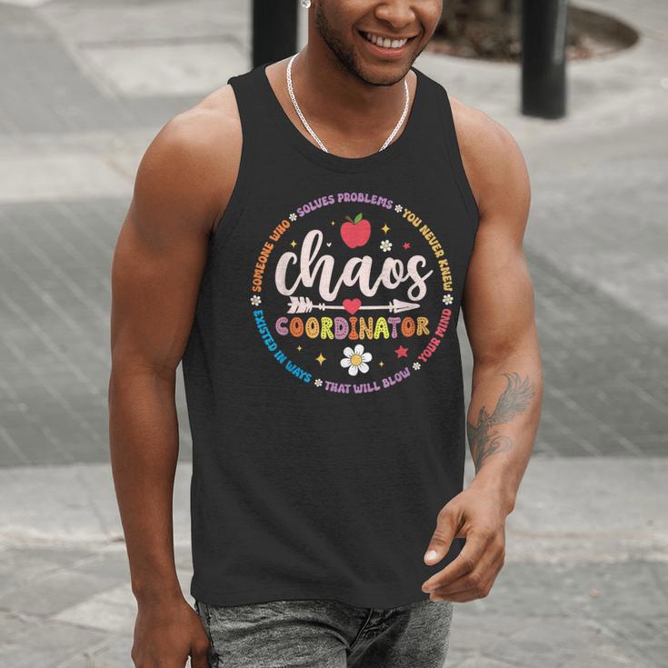 Cute Chaos Coordinator Teacher First Day Of School Men Tank Top, funny gift Cute Chaos Coordinator Teacher First Day Of School Men Tank Top, funny gift