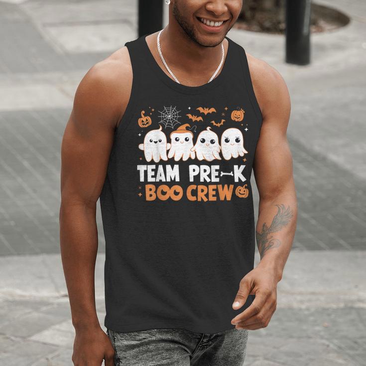Cute Ghosts Pre-K Boo Crew Teachers Halloween Party Team For Men Women Kids Men Tank Top, funny gift