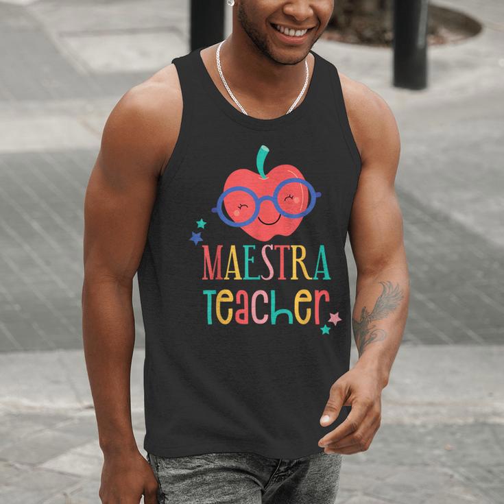 Cute Maestra Teacher Men Tank Top, funny gift