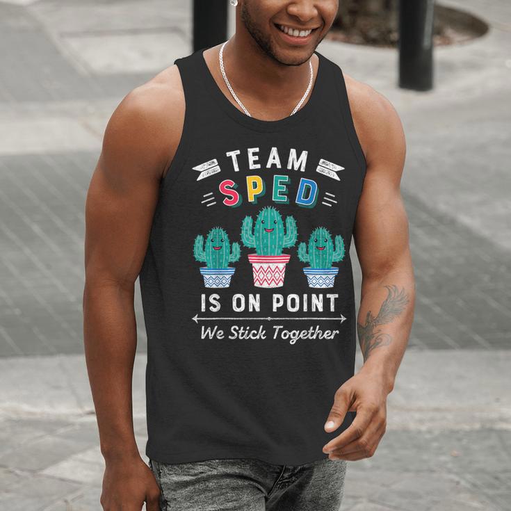 Cute SPED Teacher Special Education Cactus SPED Teacher Men Tank Top, funny gift