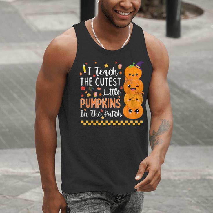 Cute Teacher Halloween For Women Men Teacher Pumpkin Men Tank Top, funny gift