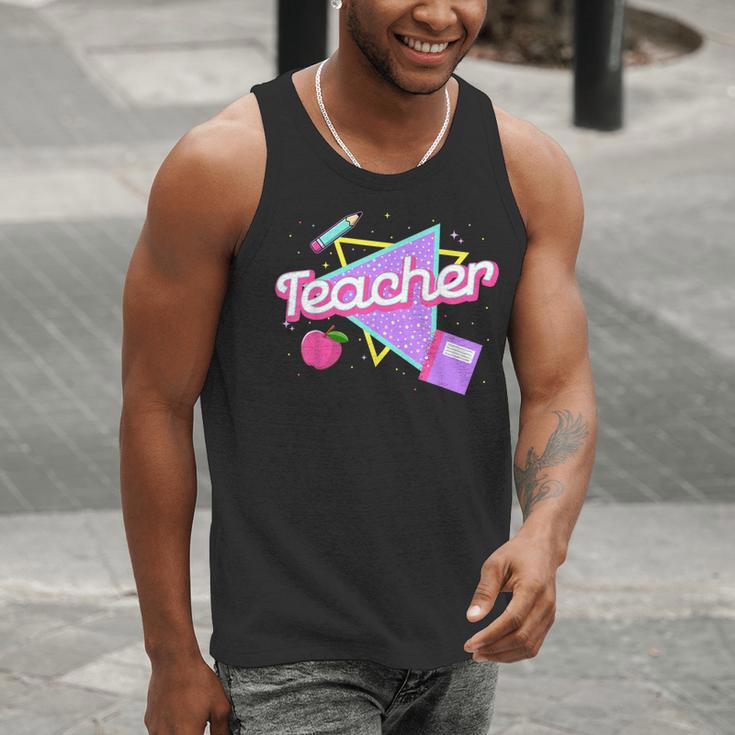 Cute Teacher Shirt 80's 90's Style Retro Old School Teacher For Men Women Men Tank Top, funny gift Cute Teacher Shirt 80's 90's Style Retro Old School Teacher For Men Women Men Tank Top, funny gift