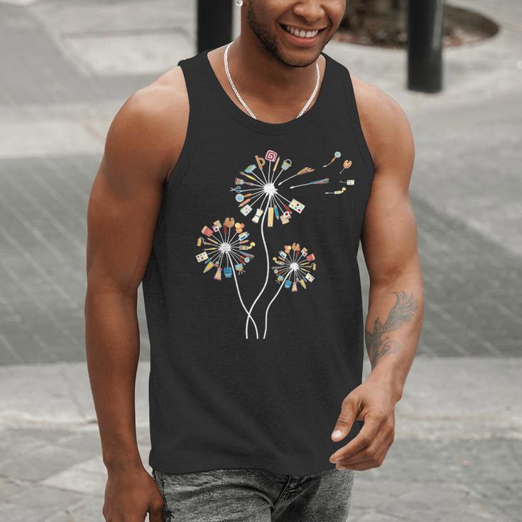 Dandelion Art Shirt For Artist Or Art Teacher Creative Art Men Tank Top, funny gift Dandelion Art Shirt For Artist Or Art Teacher Creative Art Men Tank Top, funny gift