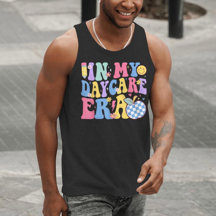 In My Daycare Era Groovy Teacher Daycare First Day Of School Men Tank Top, Groovy Teacher Tank Tops, funny gift