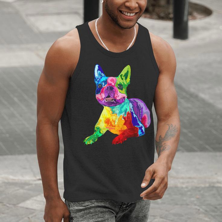 Dog Lover Boston Terrier Dog Colorful Boston Terrier Men Women Kids Men Tank Top, funny gift