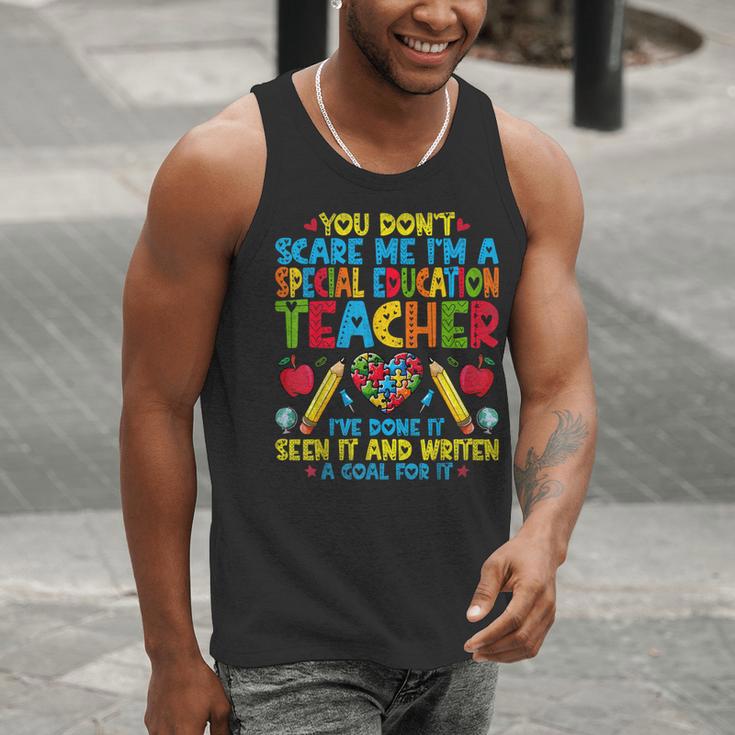 You Don't Scare Me I'm A Special Education Teacher SPED Men Tank Top, funny gift You Don't Scare Me I'm A Special Education Teacher SPED Men Tank Top, funny gift