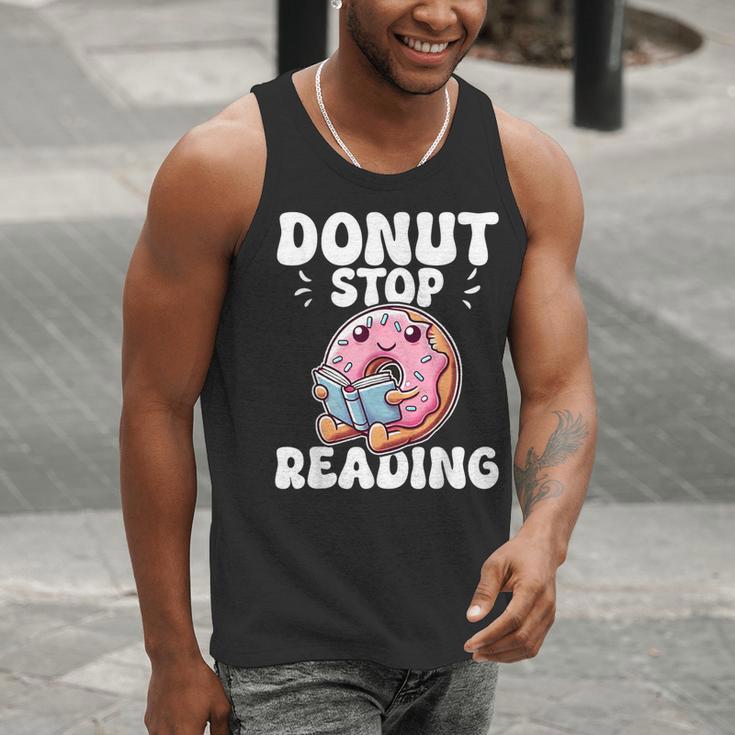 Donut Stop Reading Kawaii Teacher Preschool Kindergarten Men Tank Top, funny gift Donut Stop Reading Kawaii Teacher Preschool Kindergarten Men Tank Top, funny gift