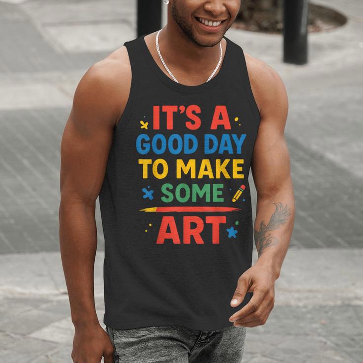 Drawing Art Artist Teacher It’s A Good Day To Make Some Art Men Tank Top, funny gift Drawing Art Artist Teacher It’s A Good Day To Make Some Art Men Tank Top, funny gift