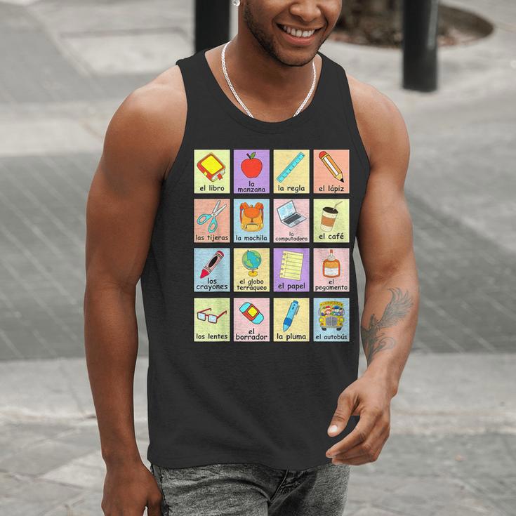 Dual Language Crew Bilingual Spanish Teacher Back To School For Men Women Men Tank Top, funny gift