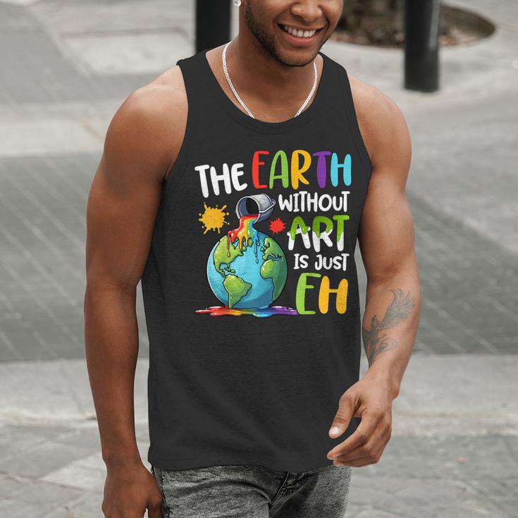 Earth Without Art Is Just Eh Artist Art Teacher Men Tank Top, funny gift Earth Without Art Is Just Eh Artist Art Teacher Men Tank Top, funny gift