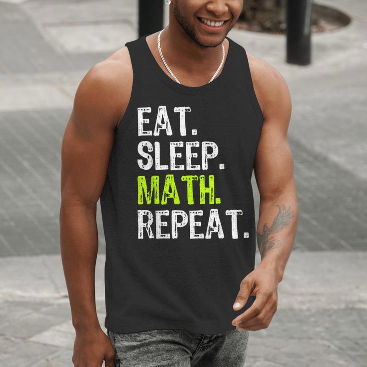 Eat Sleep Math Repeat Teacher Lover Men Tank Top, funny gift Eat Sleep Math Repeat Teacher Lover Men Tank Top, funny gift