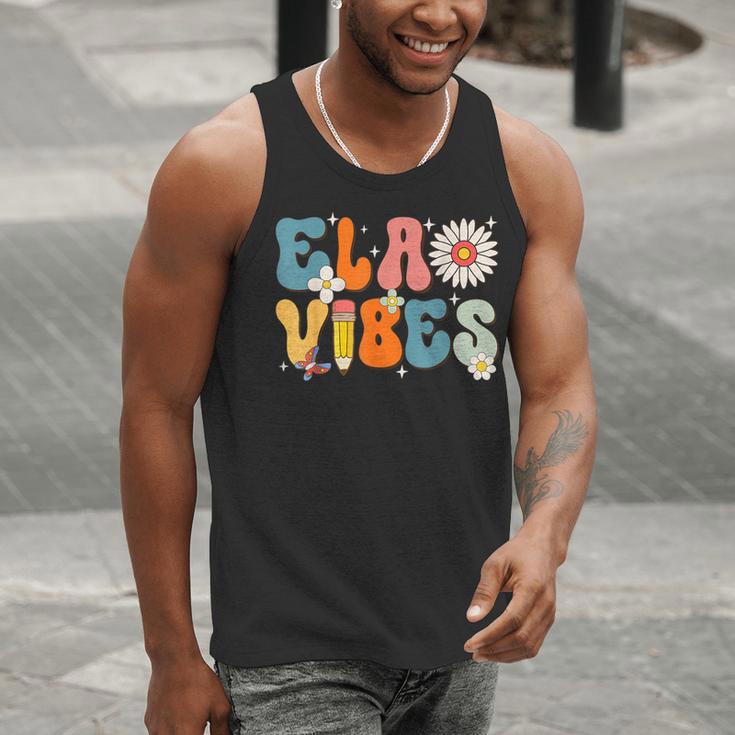 English Teacher Ela Vibes Teacher Kids First Day Of School Men Tank Top, English Teacher Tank Tops, funny gift English Teacher Ela Vibes Teacher Kids First Day Of School Men Tank Top, English Teacher Tank Tops, funny gift