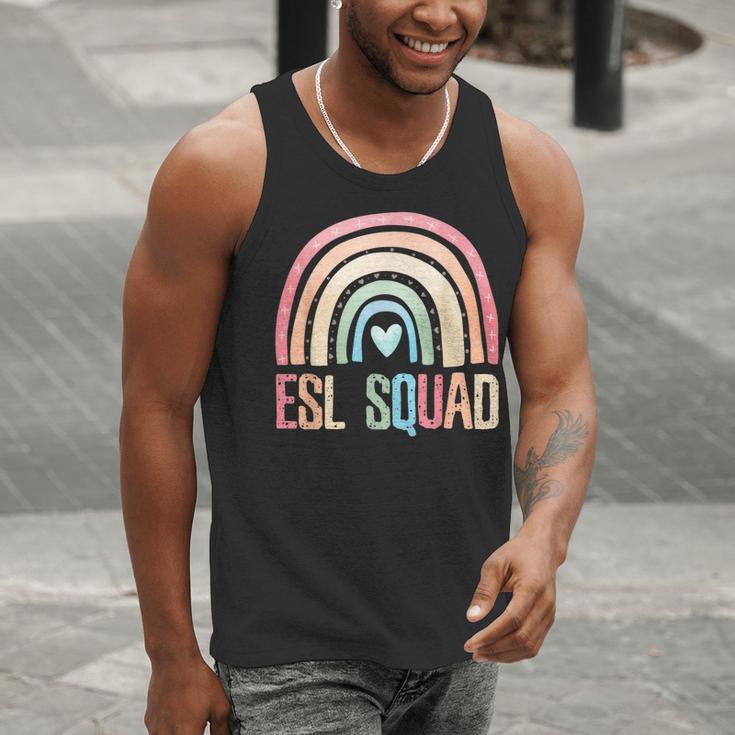 ESL Squad Teacher Crew Team Back To School English Rainbow Men Tank Top, Esl Teacher Tank Tops, English Teacher Tank Tops, funny gift ESL Squad Teacher Crew Team Back To School English Rainbow Men Tank Top, Esl Teacher Tank Tops, English Teacher Tank Tops, funny gift