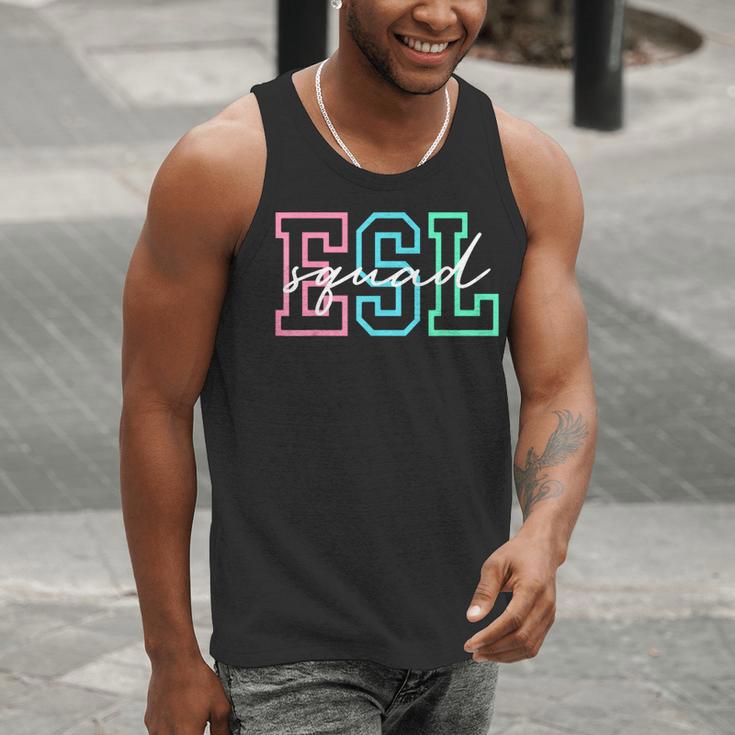 ESL Squad Teacher English As A Second Language Men Tank Top, Esl Teacher Tank Tops, English Teacher Tank Tops, funny gift