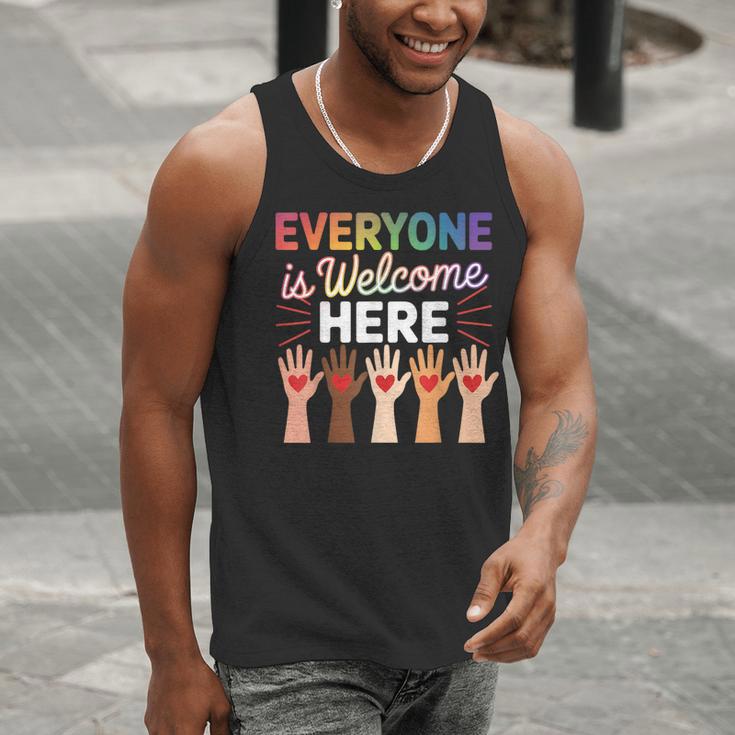 Everyone Is Welcome Here Shirt Teacher Men Tank Top, funny gift Everyone Is Welcome Here Shirt Teacher Men Tank Top, funny gift