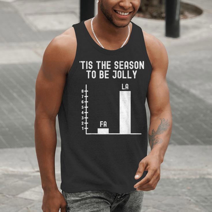 Fa La 8 Math Pun Math Teacher Christmas Men Tank Top, funny gift