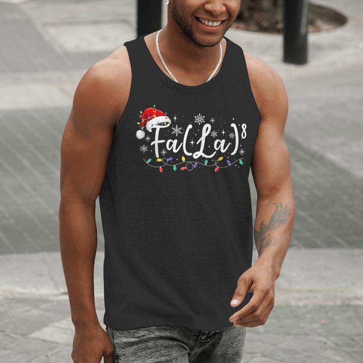FA LA8 Christmas Santa Fa La Math Teacher Student Men Tank Top, funny gift FA LA8 Christmas Santa Fa La Math Teacher Student Men Tank Top, funny gift