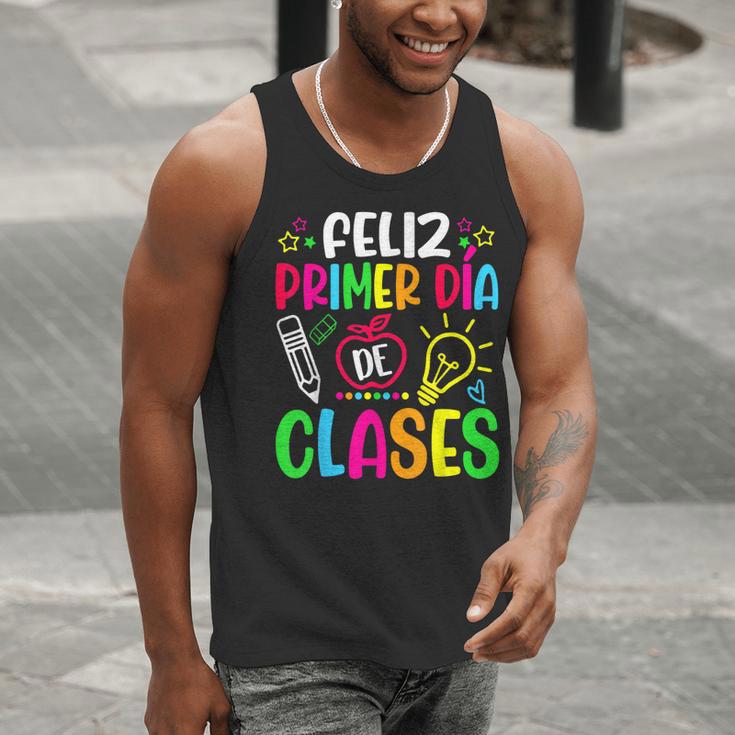 Feliz Primer Dia De Clases Kids Girl Teacher Spanish School Men Tank Top, funny gift Feliz Primer Dia De Clases Kids Girl Teacher Spanish School Men Tank Top, funny gift